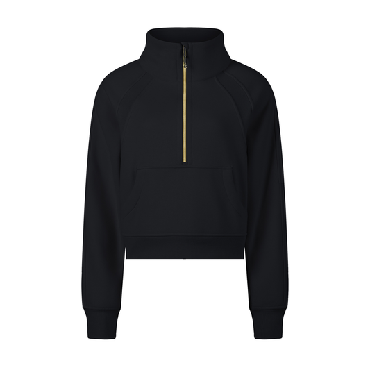Viking Creator Cropped Half-Zip – Sweat Minimaliste Premium