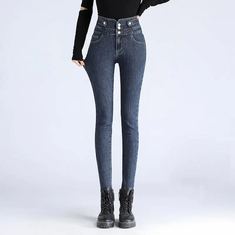 Spring New High-Waisted Skinny Pants Collection